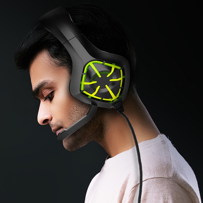 Casti audio, Microfon, PS4 per Xbox One / PS5 / PC, Negru