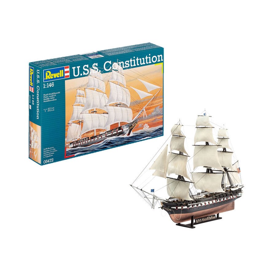 Set model Revell nava de razboi USS Constitution