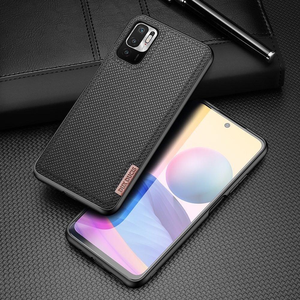 Husa de protectie, Dux Ducis Fino, Compatibil cu Xiaomi Redmi Note 10 5G, Negru