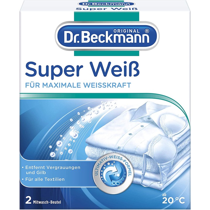 Pudra Dr.Beckmann Super Weib 2x40g