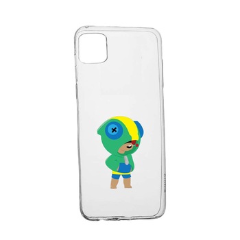 Husa Silicon Compatibila cu Apple iPhone 13 Pro, Brawl Stars Leon, rezistenta la uzura, anti-alunecare, 699 Husa Silicon Compatibila cu Apple iPhone 13 Pro, Brawl Stars Leon, rezistenta la uzura, anti-alunecare, 699