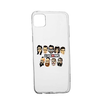 Husa Silicon Compatibila cu Apple iPhone 13, La Casa De Papel, rezistenta la uzura, anti-alunecare, 713 Husa Silicon Compatibila cu Apple iPhone 13, La Casa De Papel, rezistenta la uzura, anti-alunecare, 713