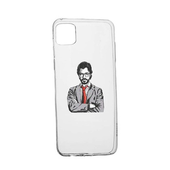 Husa Silicon Compatibila cu Xiaomi Mi 11 Lite 5G / 4G, La Casa De Papel - El Profesor, rezistenta la uzura, anti-alunecare, 712 Husa Silicon Compatibila cu Xiaomi Mi 11 Lite 5G / 4G, La Casa De Papel - El Profesor, rezistenta la uzura, anti-alunecare, 712