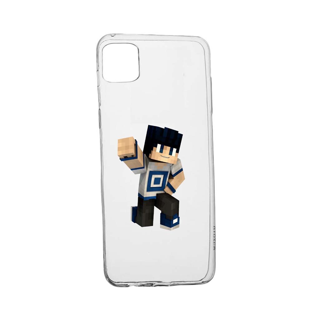 Husa Silicon Compatibila cu Samsung Galaxy A22 5G, Minecraft, rezistenta la uzura, anti-alunecare, 725