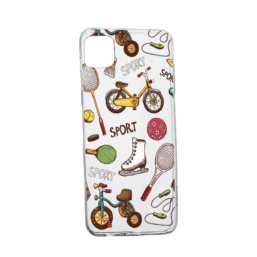 Husa Silicon Compatibila cu Xiaomi Mi 11 Lite 5G / 4G, Summer Sports, rezistenta la uzura, anti-alunecare, 776