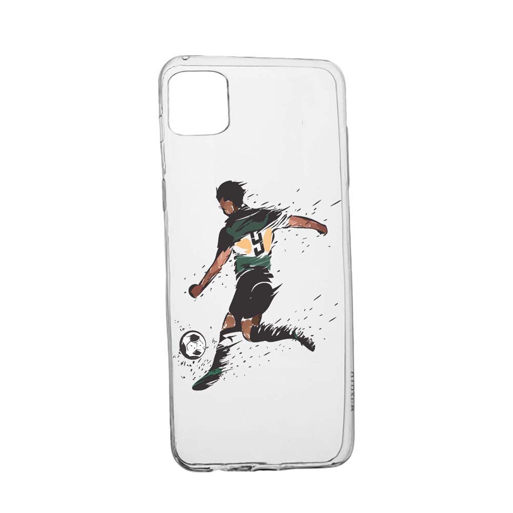 Husa Silicon Compatibila cu Apple iPhone 13 Mini, Football, rezistenta la uzura, anti-alunecare, 782