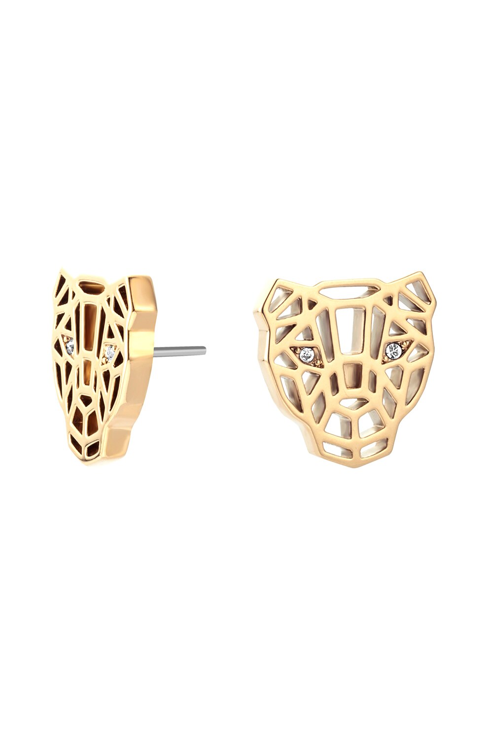 JUST CAVALLI, Cercei cu cristale, Auriu