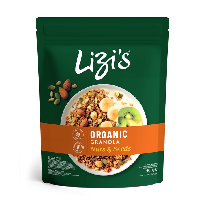 Granola organic Lizi's, 400 g