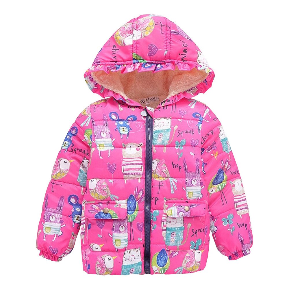 Geaca imblanita Candy roz