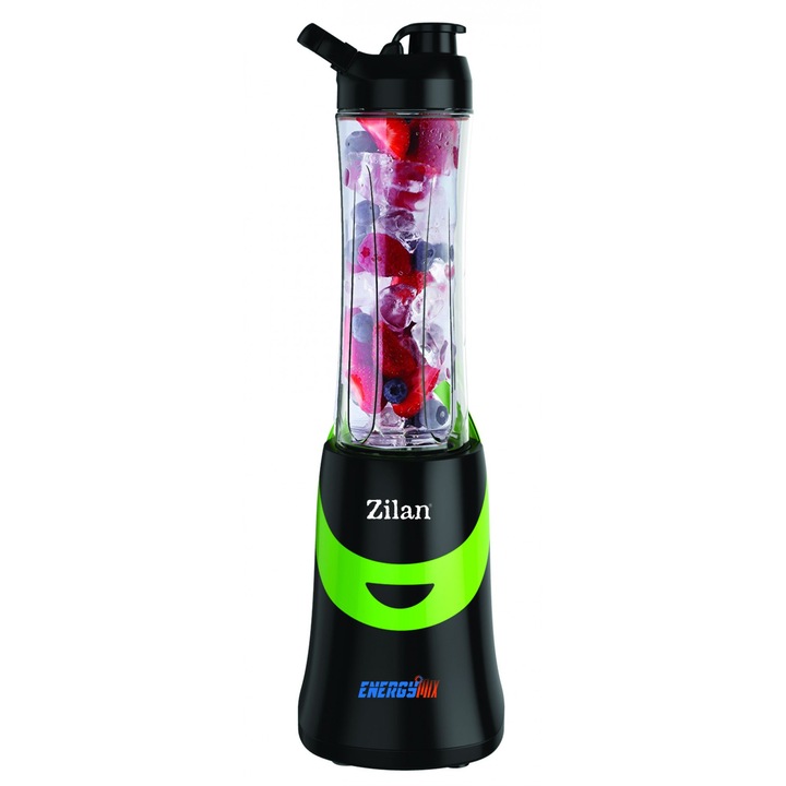 Блендер Zilan ZLN-0511, Smoothie, 350 W, Контейнер 600 мл, Черен