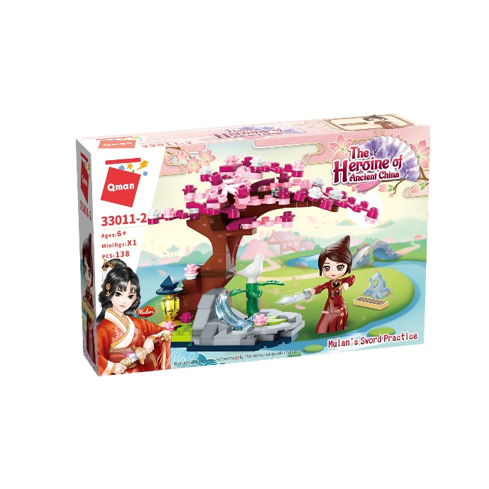 Set de constructie QMAN, 138 piese, Multicolor