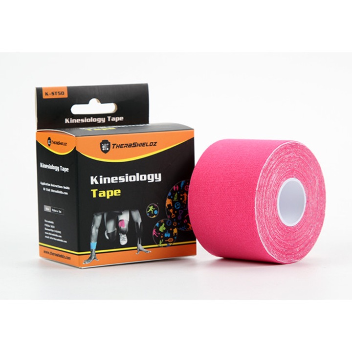 Banda Kinesio Regular, 50mm x 5m, roz