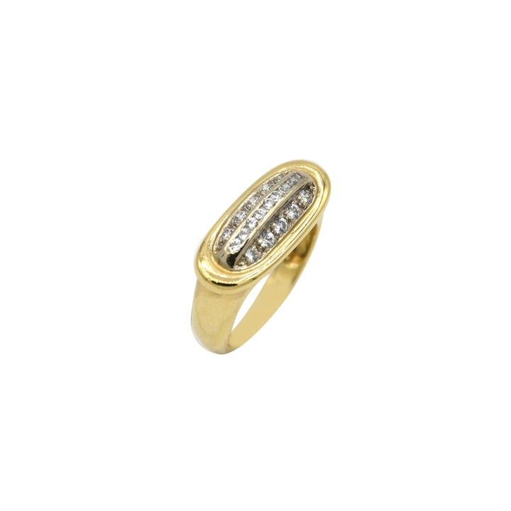 Inel din Aur 14k dama 554, 6.04g, marime 17