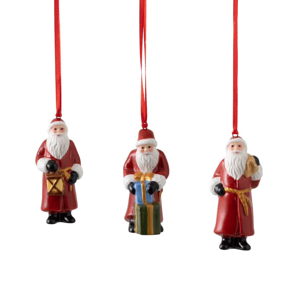 Set 3 decoratiuni Nostalgic Ornaments, portelan, 8x3.5 cm Villeroy& Boch - 392571