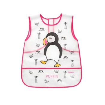 Baveta tip sort, Puffin, roz, +36 luni Baveta tip sort, Puffin, roz, +36 luni
