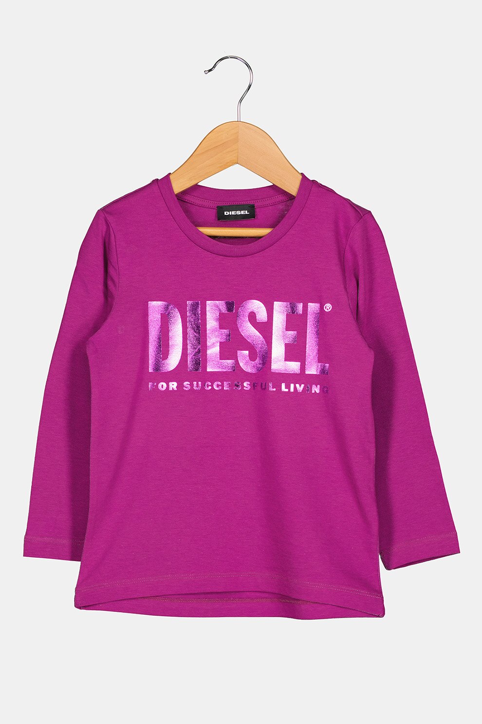 Diesel, Bluza cu imprimeu logo, Violet tyrian