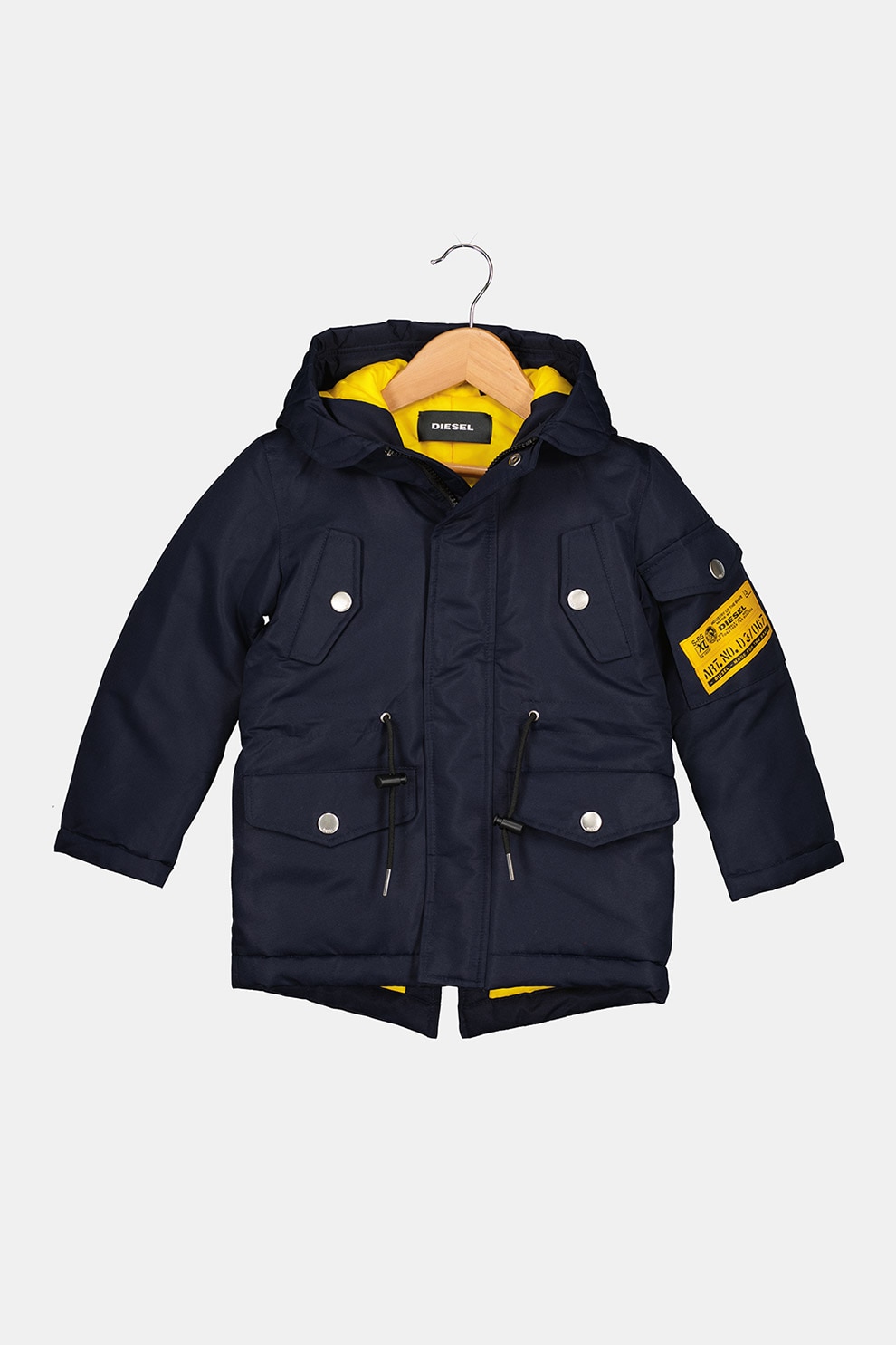 Diesel, Geaca cu vatelina si gluga, Bleumarin