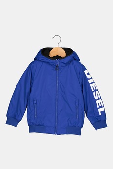 Diesel, Geaca cu vatelina si gluga, Albastru royal Diesel, Geaca cu vatelina si gluga, Albastru royal