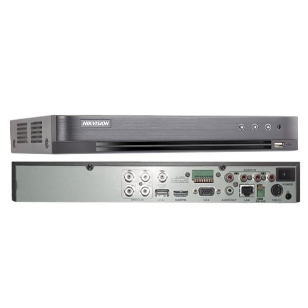 DVR 4 canale TurboHD 4.0, UltraHD, compresie H.265+, H.265, H.264+,DS-7204HUHI-K2
