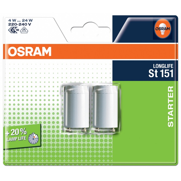 Starter Osram 2 buc. Blister ST 151