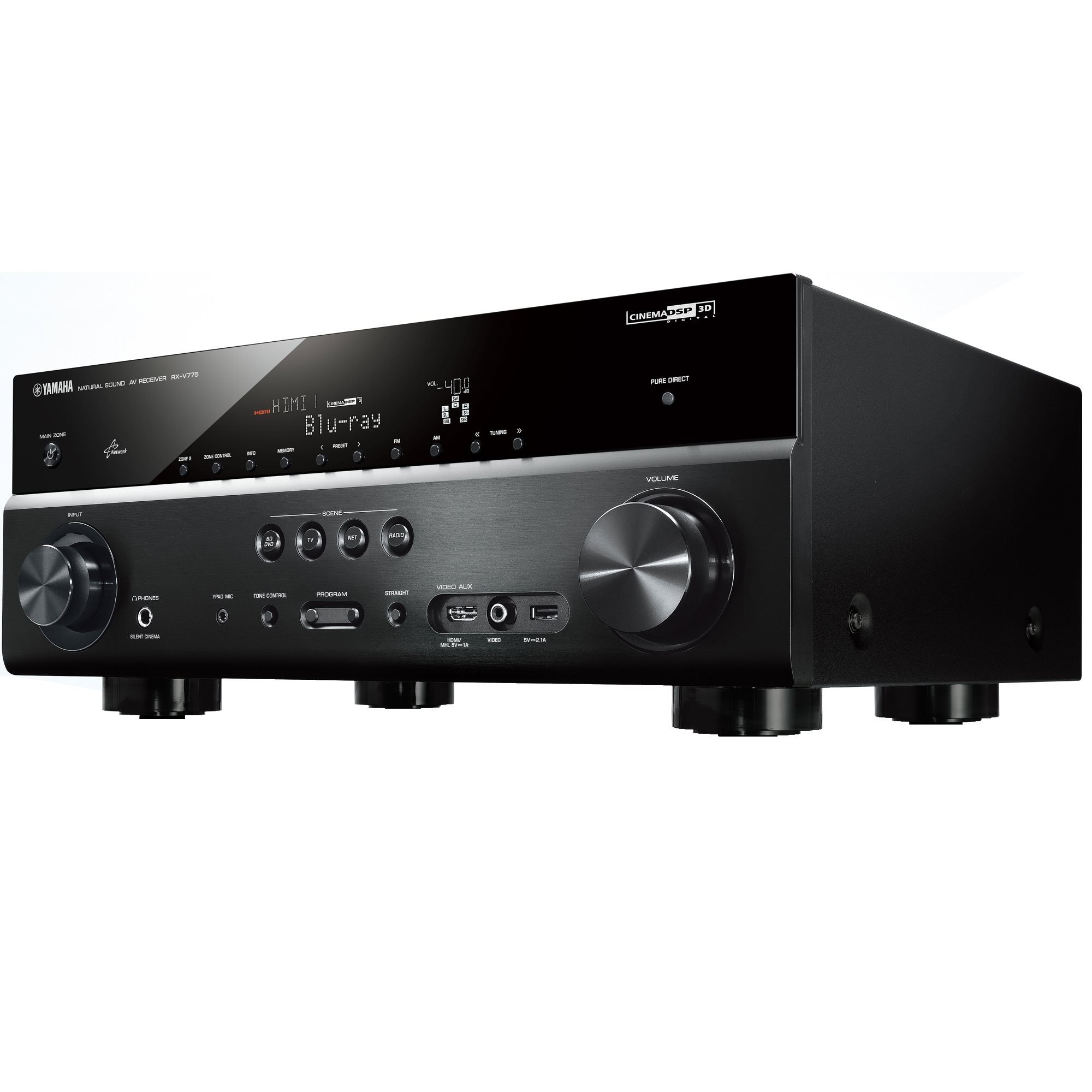 Receiver 3D Yamaha RX-V775, 7 canale, 160W RMS, Negru - eMAG.ro