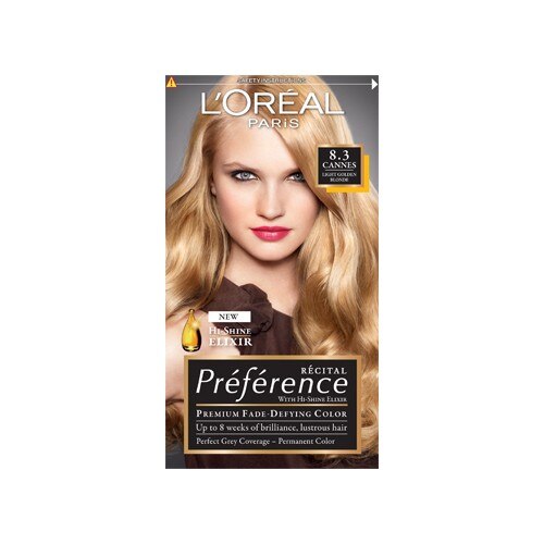 Vopsea de par L'Oreal Paris Preference 8,3 XCannes eMAG.ro