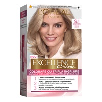 vopsea de par permanenta cu amoniac loreal paris excellence creme 91 blond cenusa foarte deschis 192 ml imagen 32_0_
0