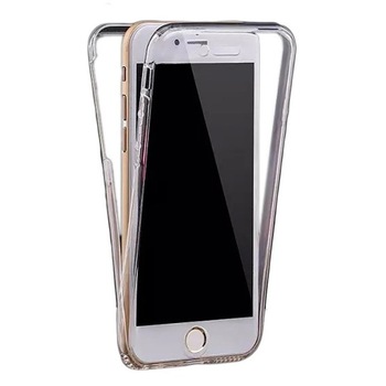 Husa Full TPU 360° (fata + spate) pentru Apple iPhone 6 / 6S, TPU 0.3 mm, gri Husa Full TPU 360° (fata + spate) pentru Apple iPhone 6 / 6S, TPU 0.3 mm, gri