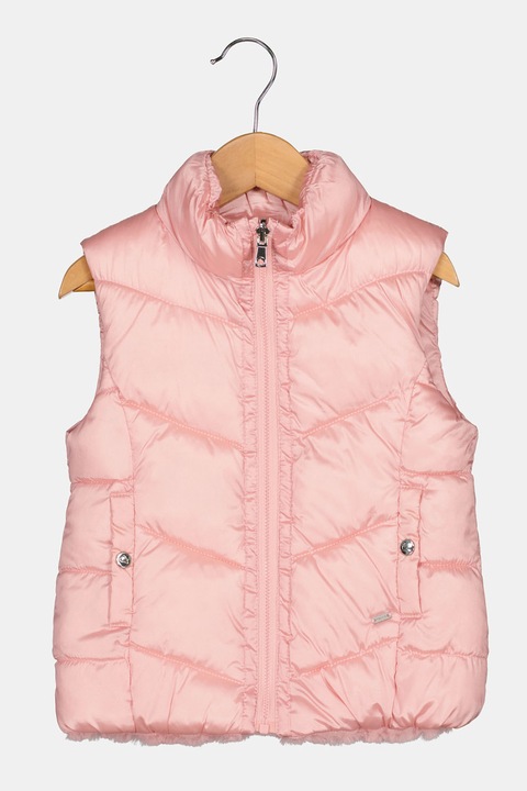 Mayoral, Vesta cu vatelina si buzunare cu capse, Roz