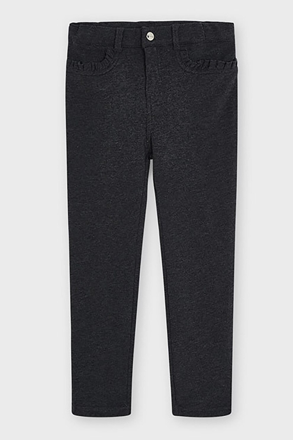 Mayoral, Pantaloni cu talie ajustabila, Gri inchis melange