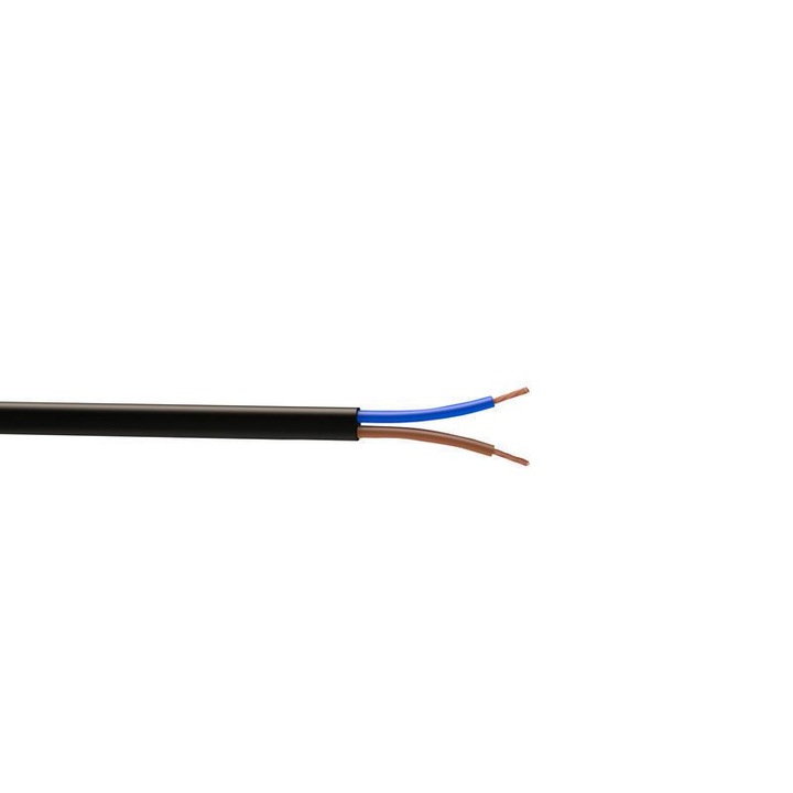 Cablu MYYUP negru, 2 x 0.75 mmp, 50 m