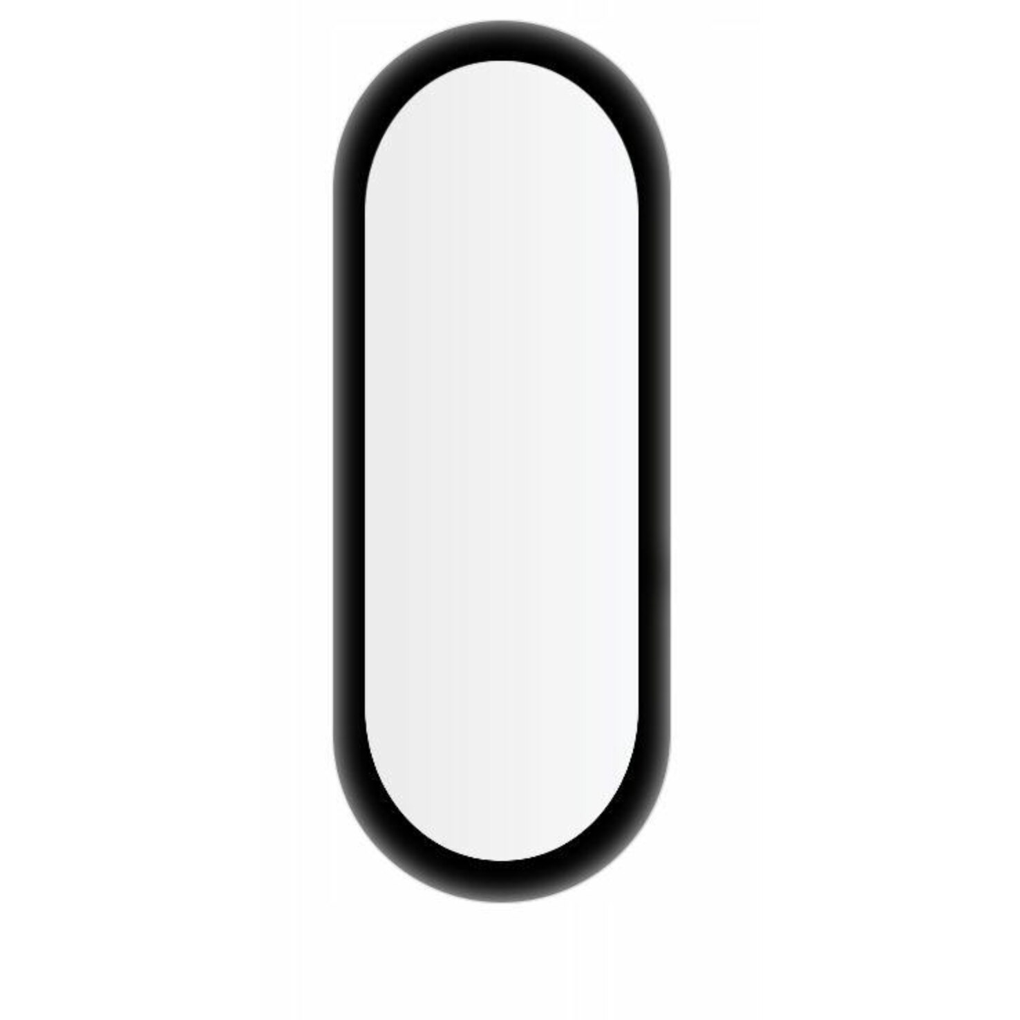 Folie de protectie pentru Xiaomi Mi Smart Band 5, sticla securizata, Negru Transparent, ATX-BBL3084