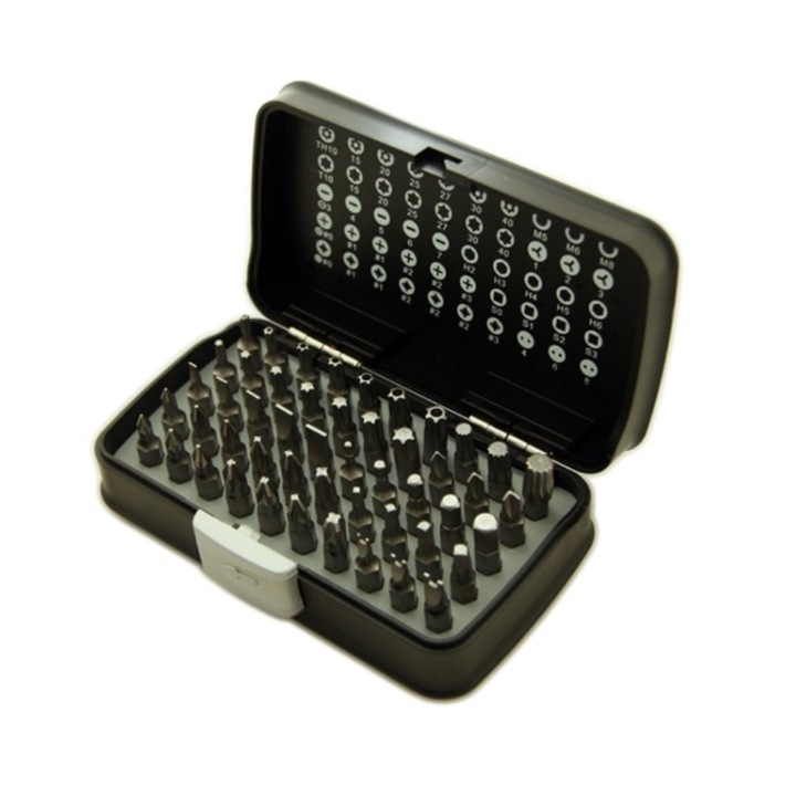 Set biti, Hogert, 1/4”, 50 piese