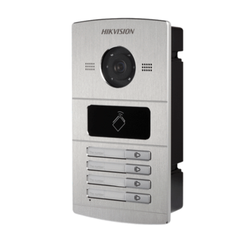 Post exterior VideoInterfon IP HD Ready pentru montare la exterior,DS-KV8402-IM Post exterior VideoInterfon IP HD Ready pentru montare la exterior,DS-KV8402-IM