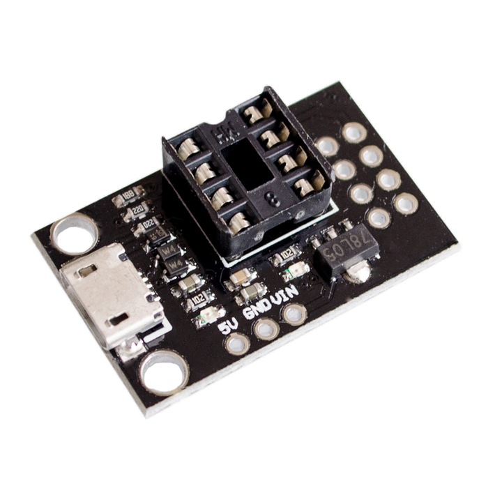 Attiny IC8 към микро USB адаптерен модул без микроконтролер OKY2024-2