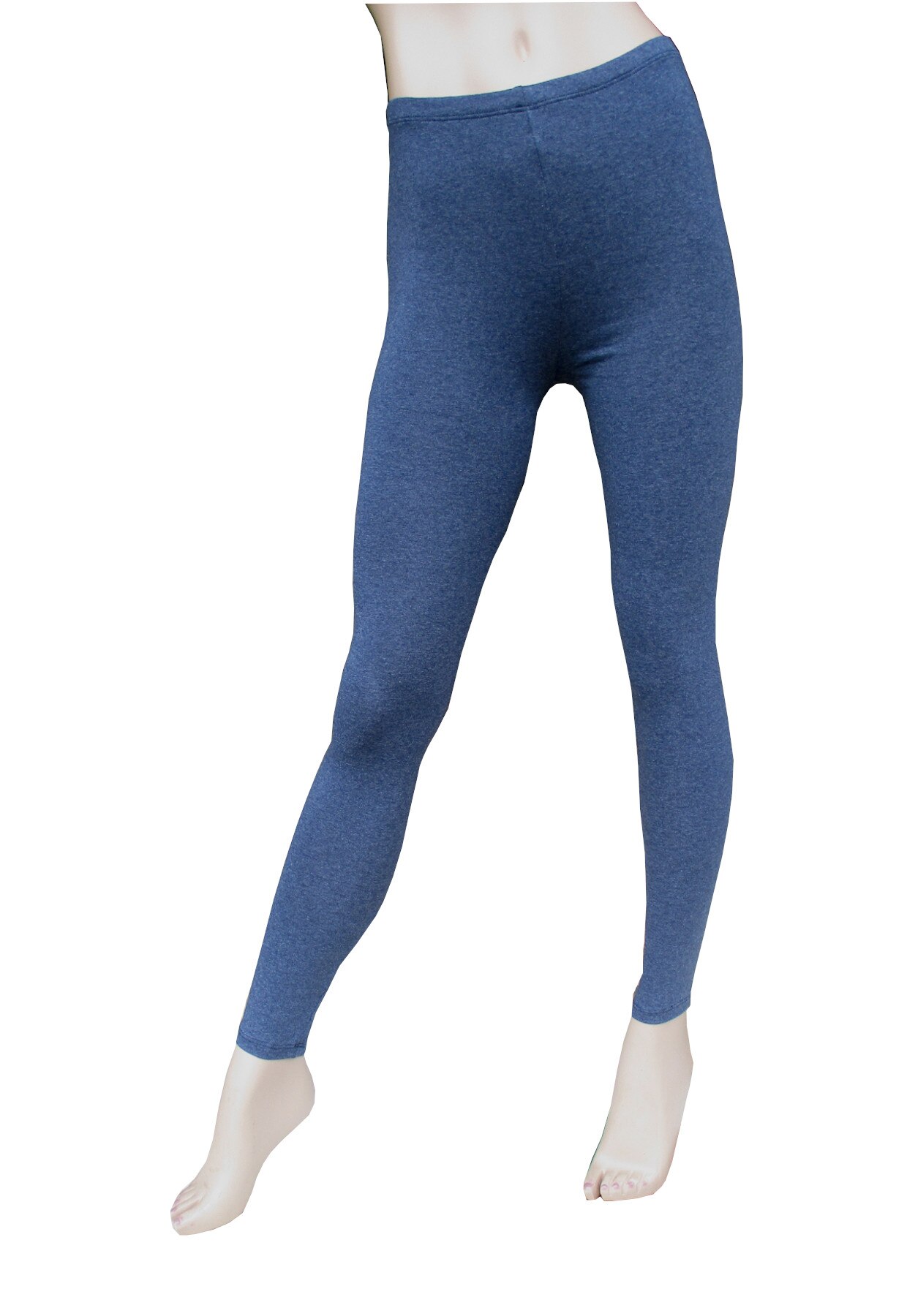 Colanti cu talie inalta, Bumbac, Denim melange, Denim Melange