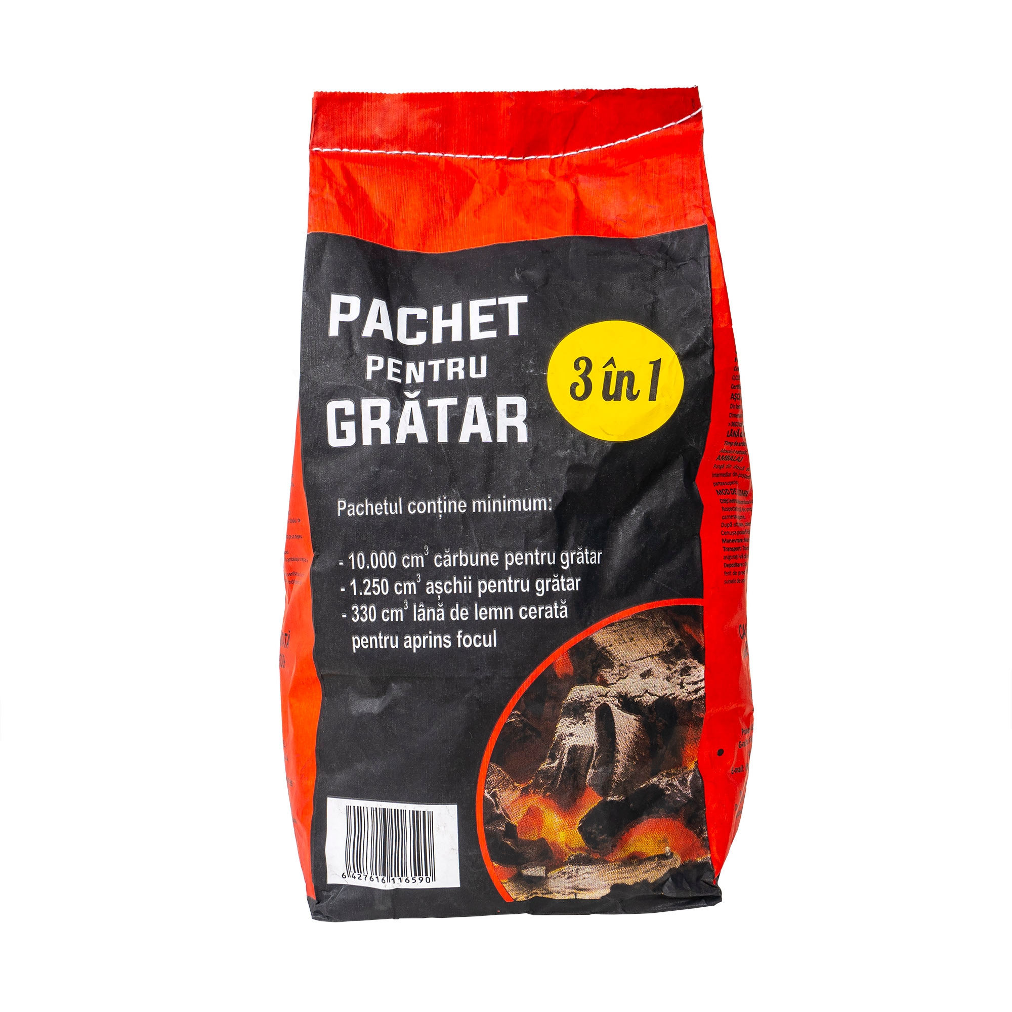 Carbune pentru gratar 3 in 1, cantitate 3.5kg / EXT 6783