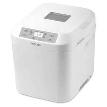 Masina de paine Sencor SBR 1040WH, 550 W, 900 g, 10 programe, Alb Masina de paine Sencor SBR 1040WH, 550 W, 900 g, 10 programe, Alb