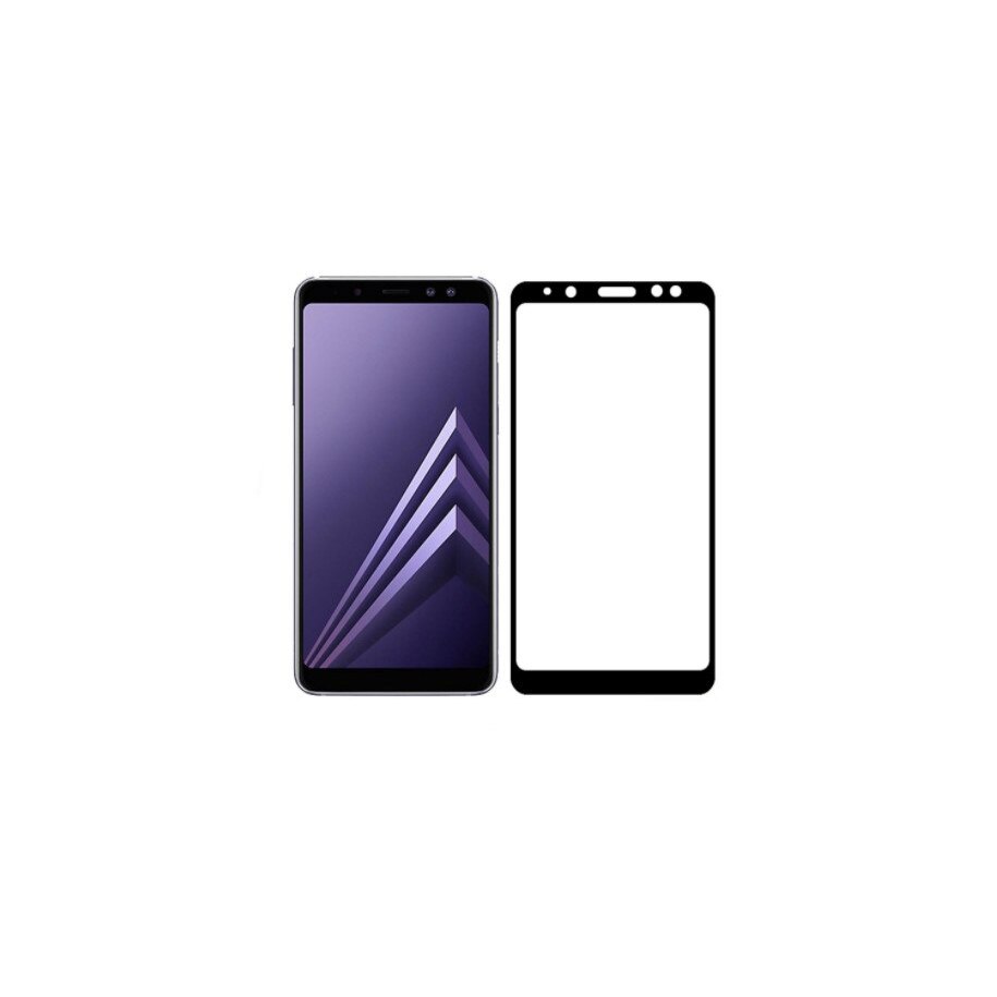 Folie de protectie cu duritate 9H, pentru Samsung Galaxy J6 + / J6 Plus 2018, Negru