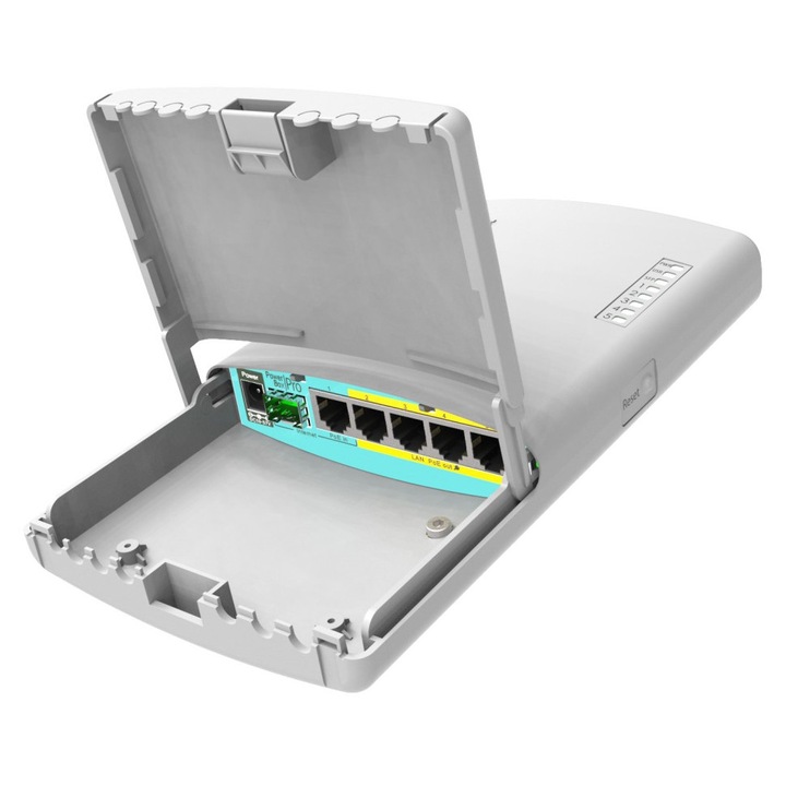 PowerBox Pro kültéri router, 5 x Gigabit 4 PoE, 1 x SFP, RouterOS L4 - Mikrotik RB960PGS-PB