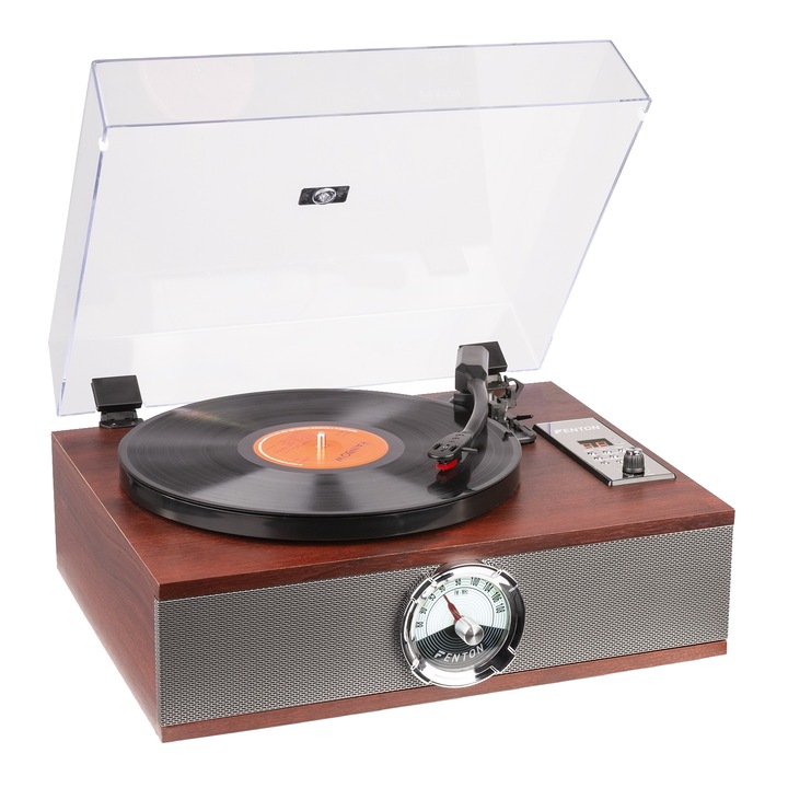 Грамофон с ретро дизайн, Bluetooth/USB/FM/CD, Fenton RP180