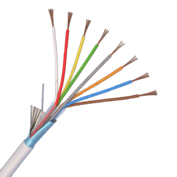 Cablu de alarma 8 fire ecranate, cupru integral, 100m, 8CUEF Cablu de alarma 8 fire ecranate, cupru integral, 100m, 8CUEF