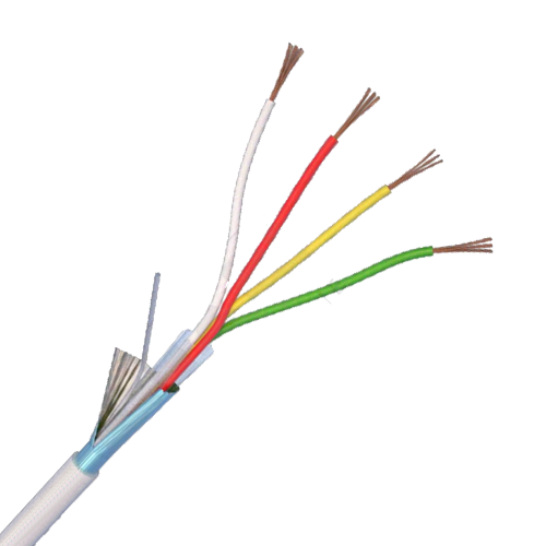 Cablu de alarma 4 fire ecranate, cupru 100%, rola 100 metri