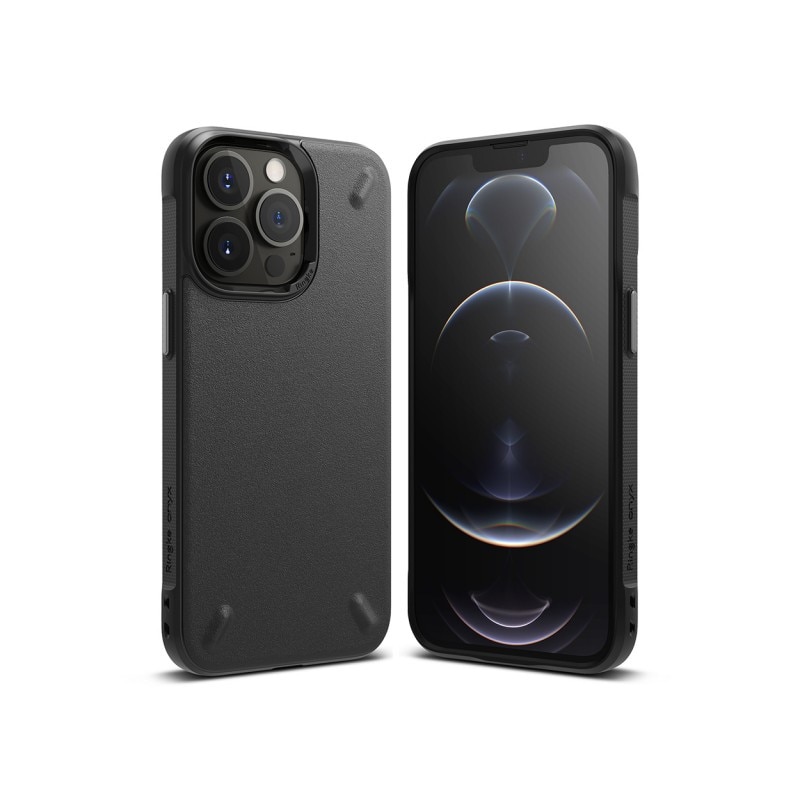 Husa Spate Premium Ringke Fusion Onyx Compatibila Cu iPhone 13 Pro, Negru