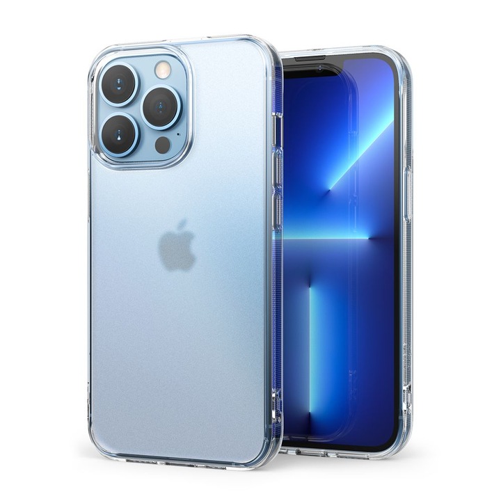Husa Spate Premium Ringke Fusion Pc Compatibila Cu iPhone 13 Pro Max, Transparenta Matta