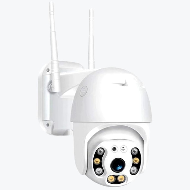 Водоустойчива Wi-Fi камера за наблюдение, 2 MP, детектор за движение, цветен нощен режим