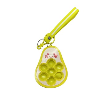 Jucarie antistres din silicon, Flippy, Pop It Now and Flip It, Simple Dimple, Breloc, Avocado, Galben Jucarie antistres din silicon, Flippy, Pop It Now and Flip It, Simple Dimple, Breloc, Avocado, Galben