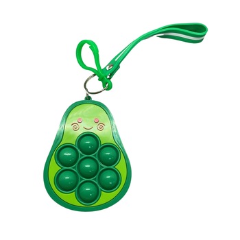 Jucarie antistres din silicon, Flippy, Pop It Now and Flip It, Simple Dimple, Breloc, Avocado, Verde Jucarie antistres din silicon, Flippy, Pop It Now and Flip It, Simple Dimple, Breloc, Avocado, Verde