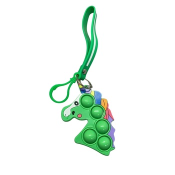 Jucarie antistres din silicon, Flippy, Pop It Now and Flip It, Simple Dimple, Breloc, Unicorn, Verde Jucarie antistres din silicon, Flippy, Pop It Now and Flip It, Simple Dimple, Breloc, Unicorn, Verde