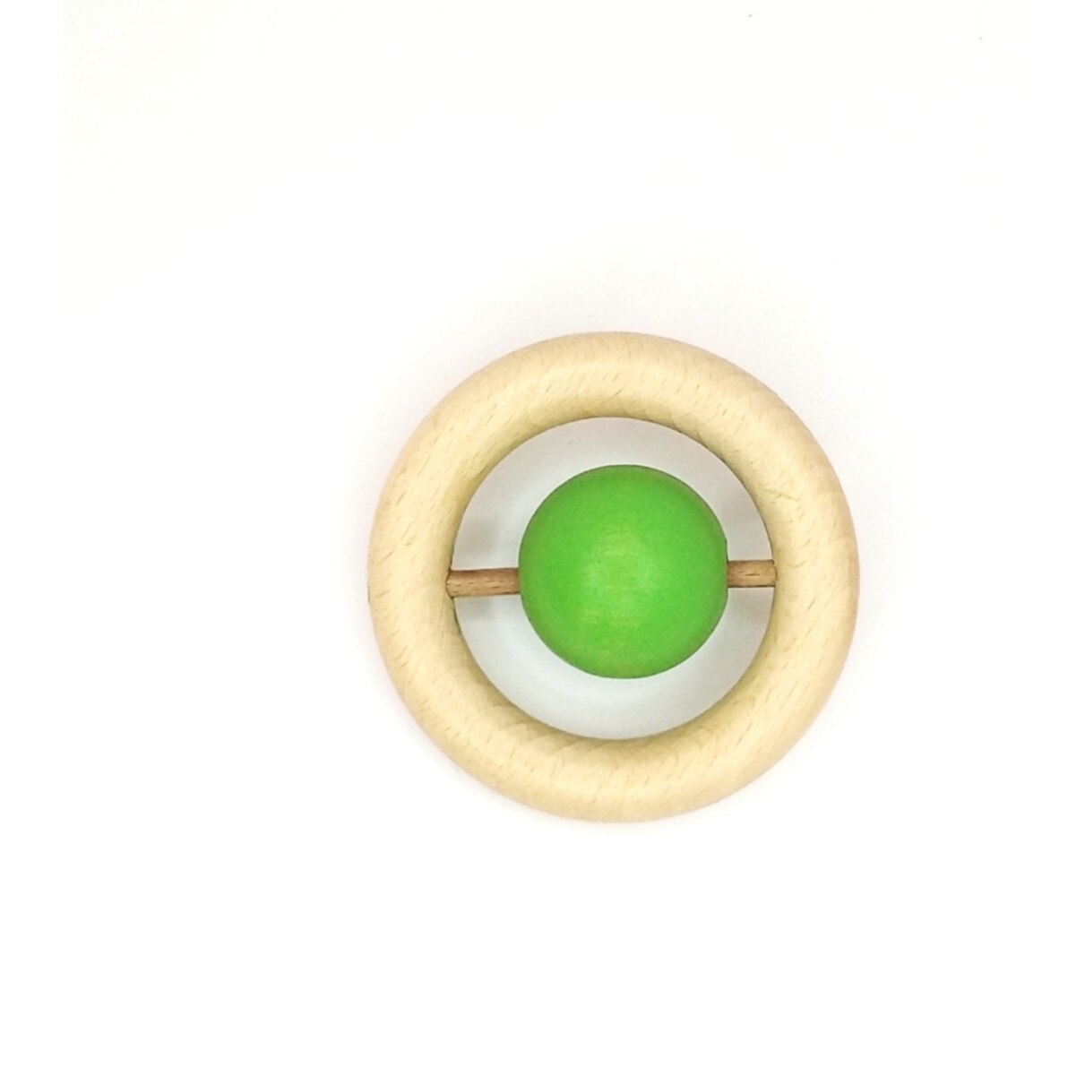Jucarie Zornaitoare Rotunda cu Bila Verde, 7toys